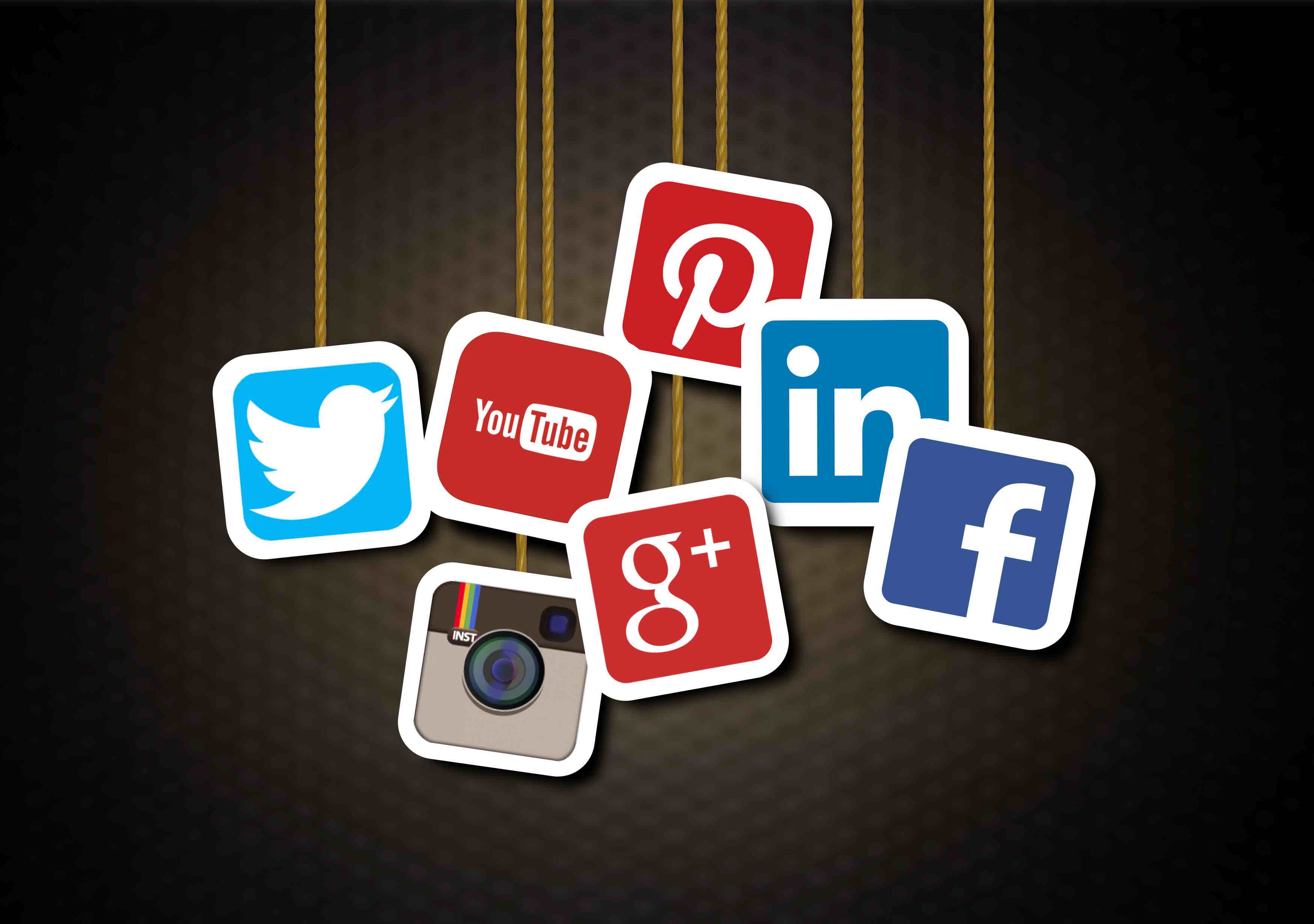 Marketing nas Redes Sociais - Facebook, Twitter, Pinterest, Instagram, LinkedIn, Google Plus, YouTube